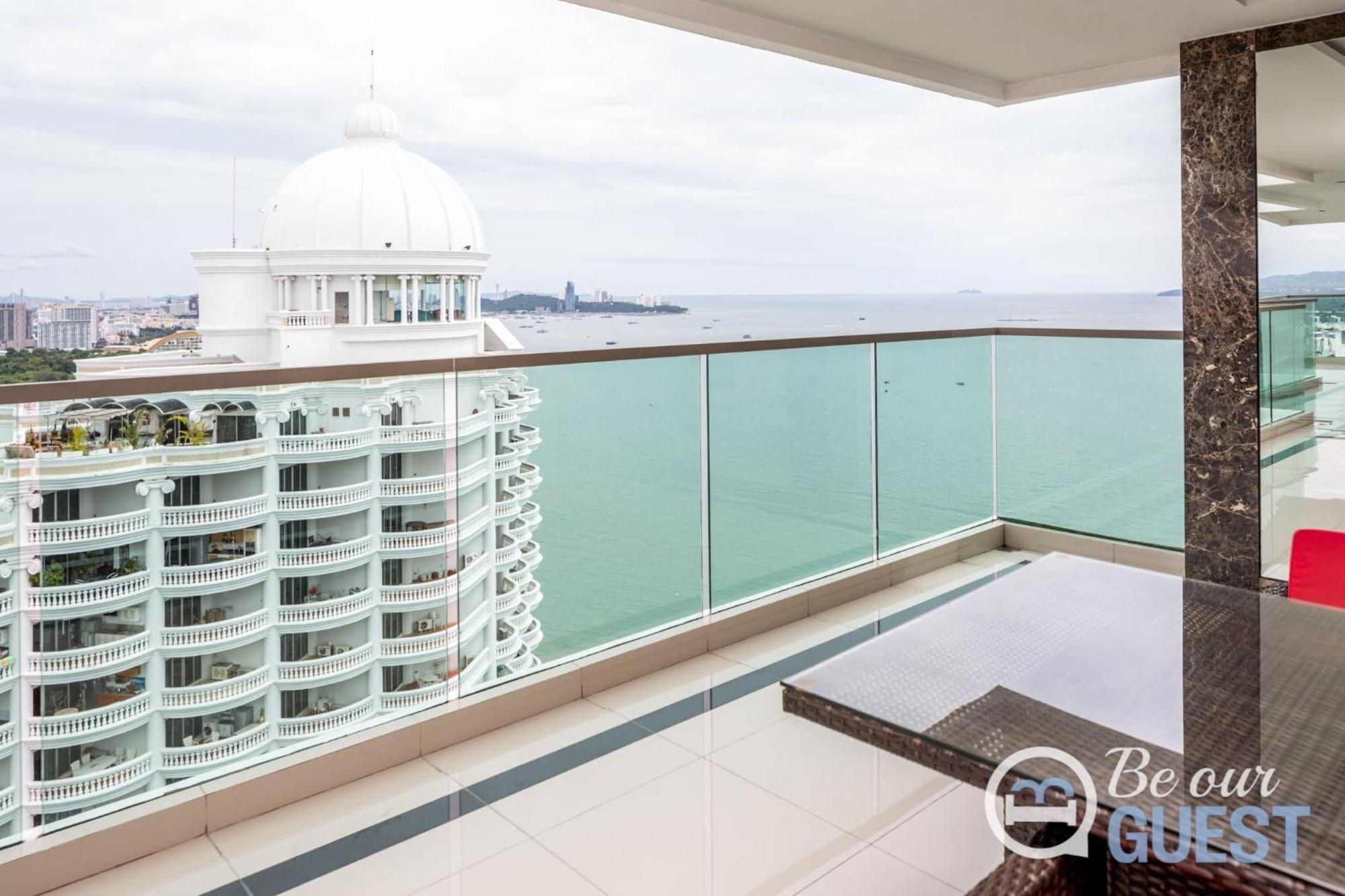 Stunning Sea View Condo On The Beach - Monthly Stay Pattaya Exterior photo